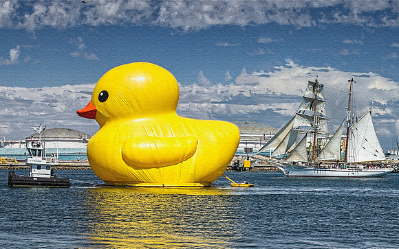 NANCY SPEAKER composite ducky and ship -1311703
