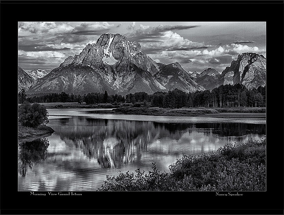 PAN Challenge Summer Fun   morning view grand tetons